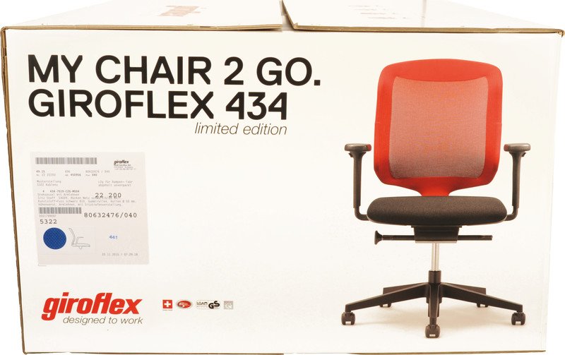 Giroflex Bürostuhl 434 My chair 2 go rot Pic4