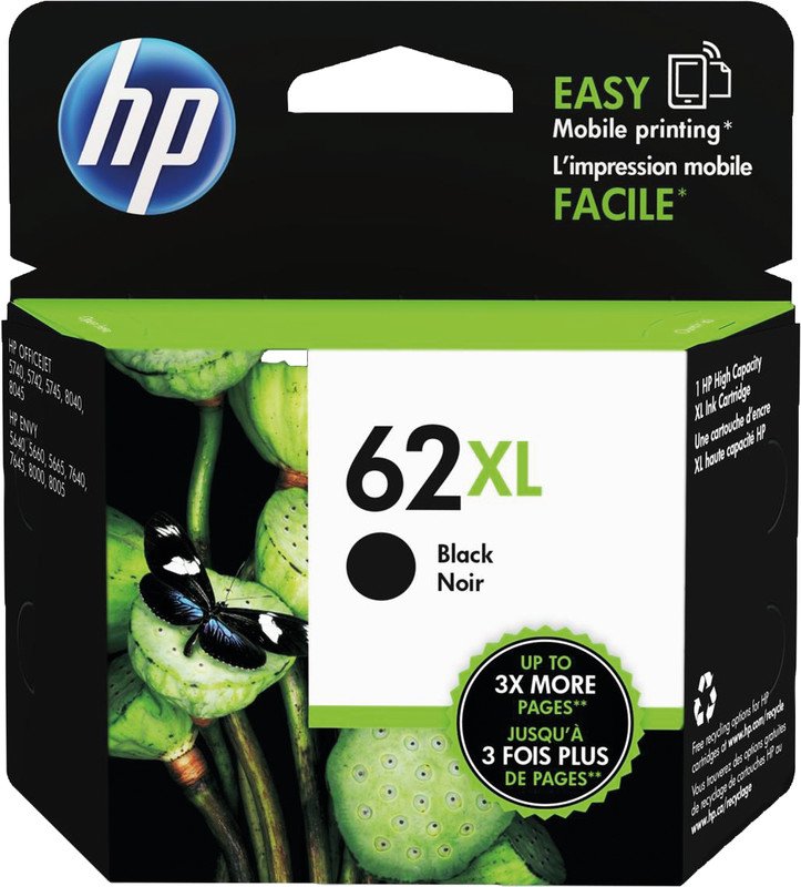 HP InkJet 62XL schwarz Pic1