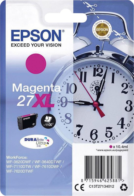 Epson InkJet 27XL magenta Pic1