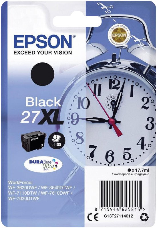 Epson InkJet 27XL schwarz Pic1