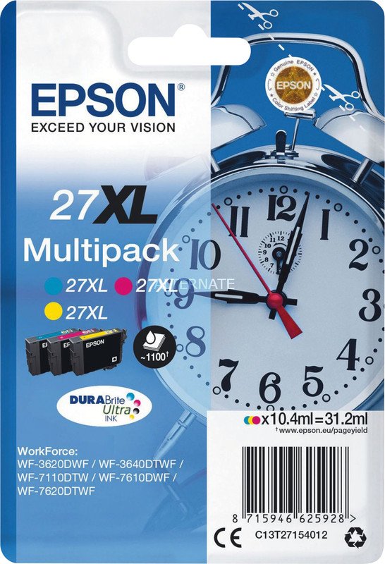 Epson InkJet 27XL Multipack CMY Pic1