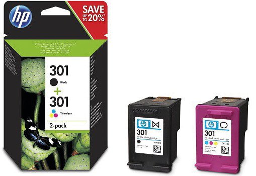 HP InkJet 301 Combo Pack Pic1