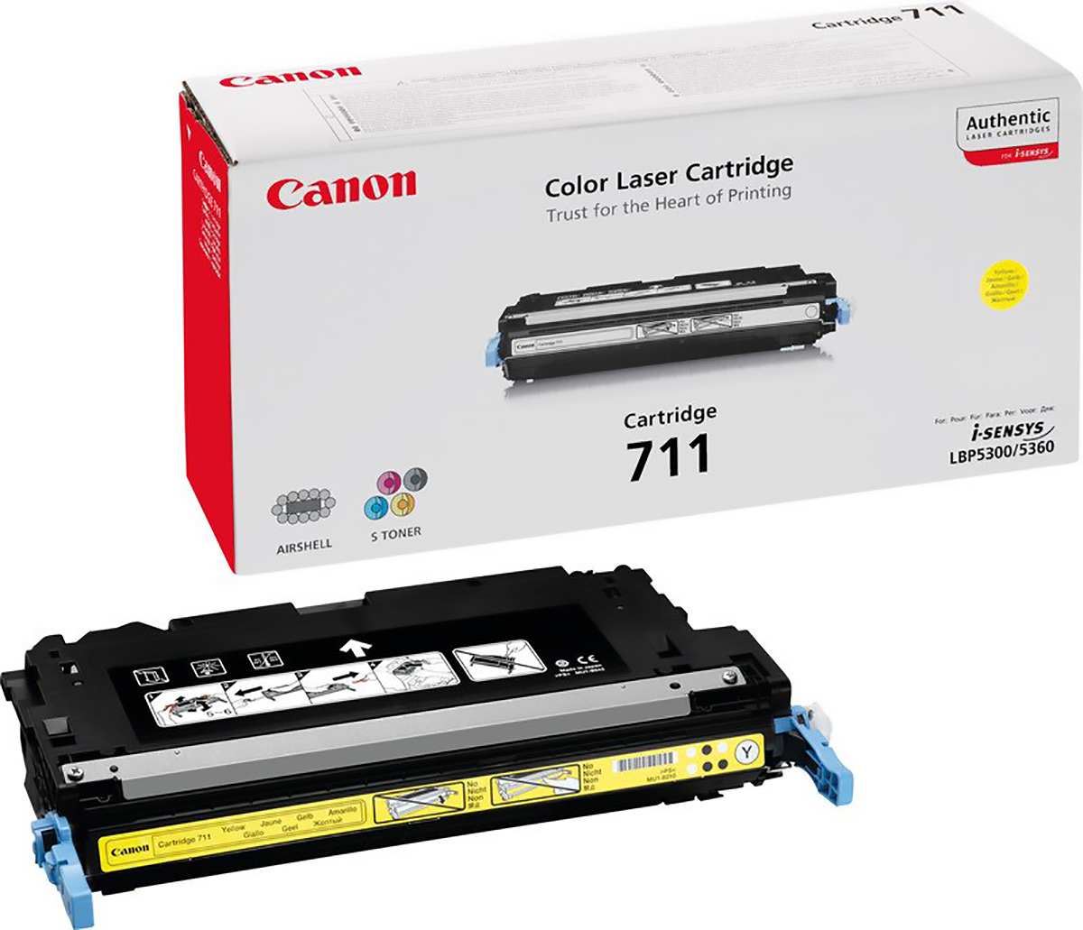 Canon Toner 711 Y yellow Pic1