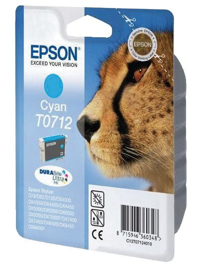 Epson InkJet T07124012  cyan Pic1