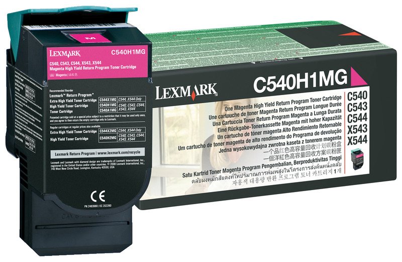 Lexmark Toner C540H1MG magenta Pic1