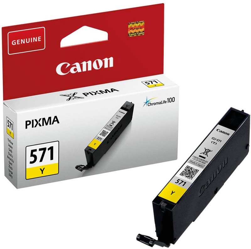 Canon InkJet CLI-571Y  yellow Pic1