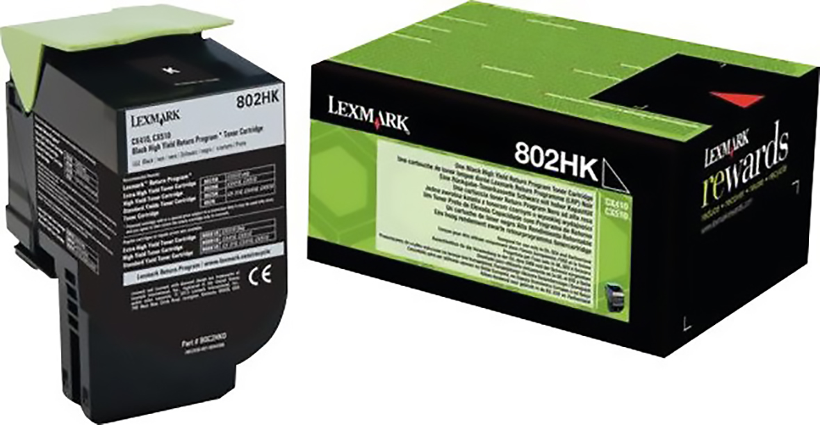 Lexmark Toner 80C2HK0 schwarz Prebate Pic1