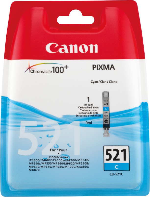 Canon InkJet CLI-521C cyan Pic1
