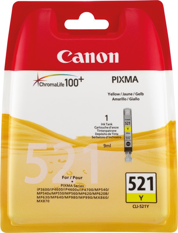Canon InkJet CLI-521Y yellow Pic1
