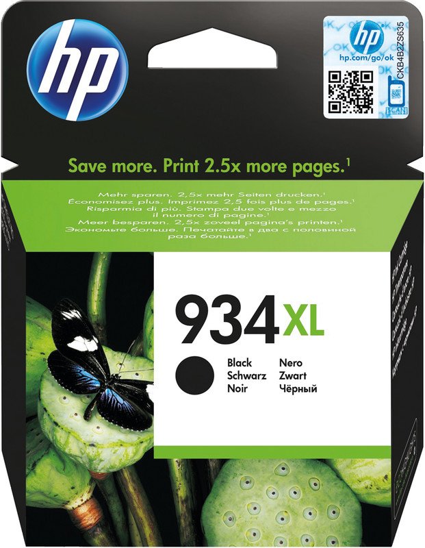 HP InkJet 934XL schwarz Pic1