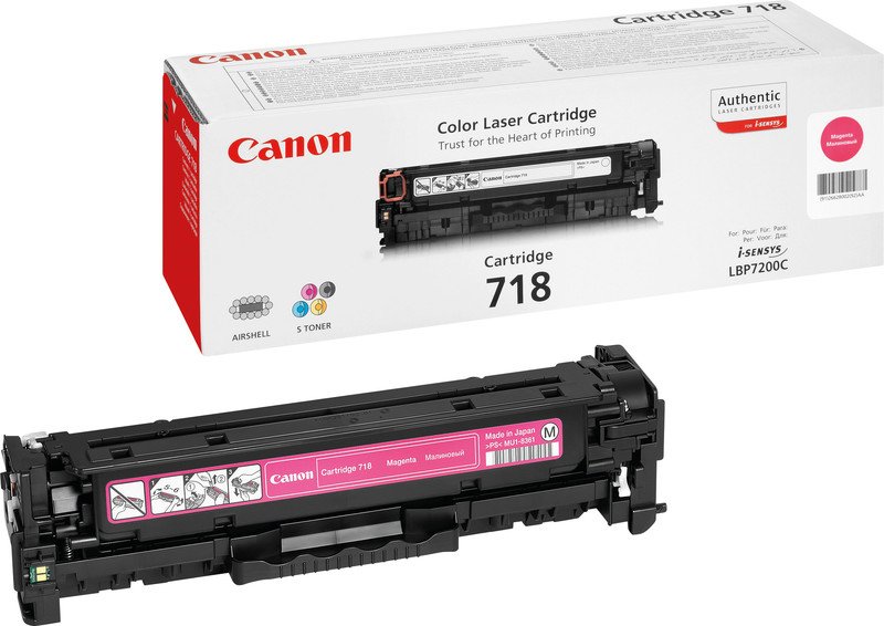 Canon Toner 718 M magenta Pic1