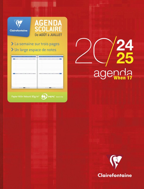 Agenda scolaire CLAIREFONTAINE When 17, 2025 Pic4