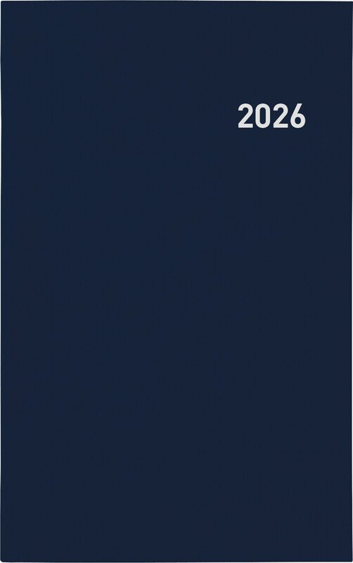 Biella agenda commercial Compact 2026 1S/2P bleu Pic1