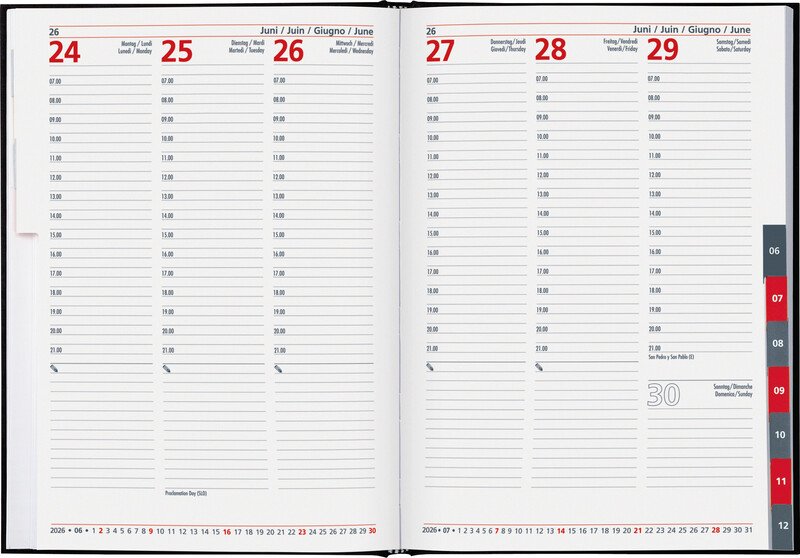 Biella Geschäftsagenda Registra 7 Plus 2026 1W/2S Pic2