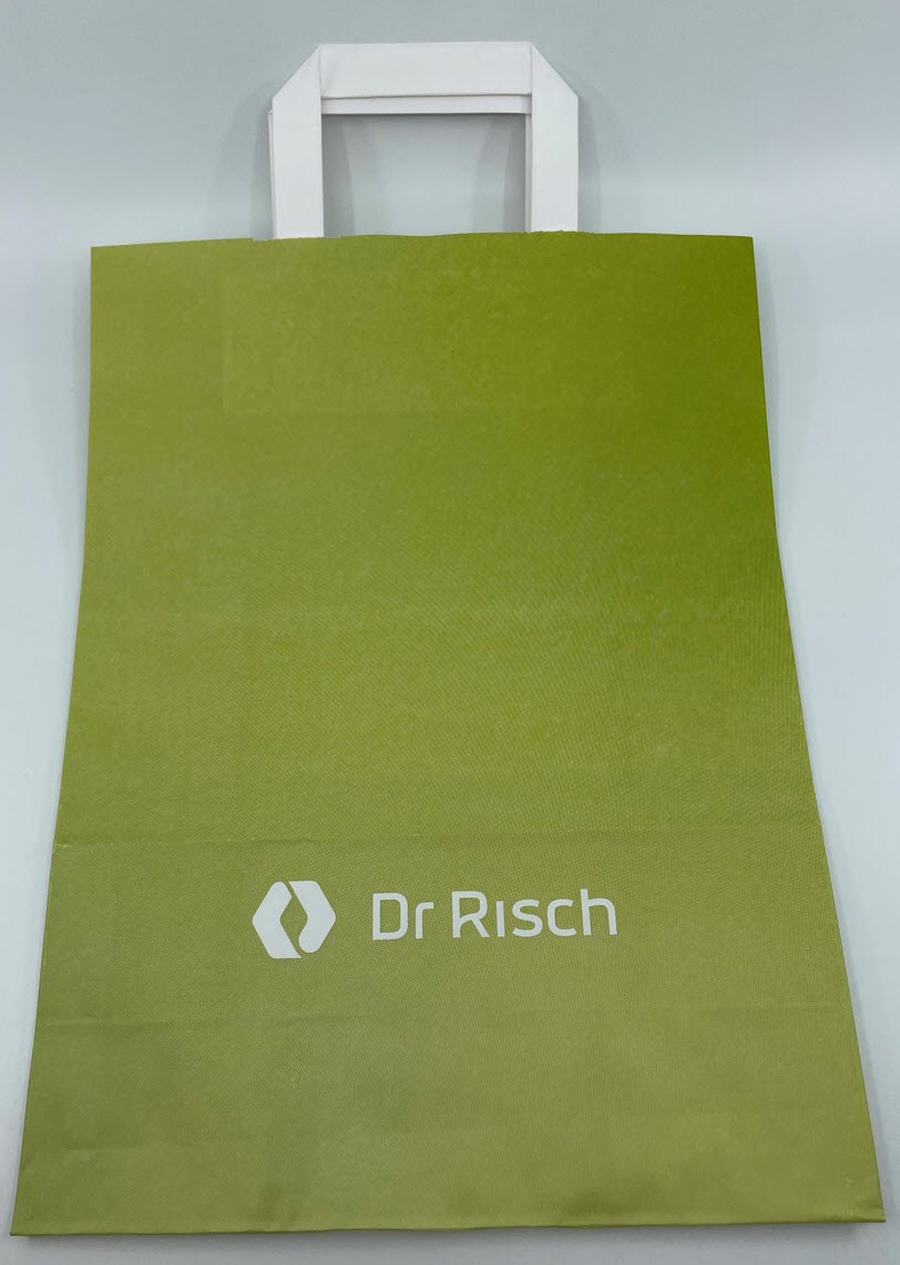 Dr. Risch PaperLine classic Papiertasche mit Henkel grün Pic1