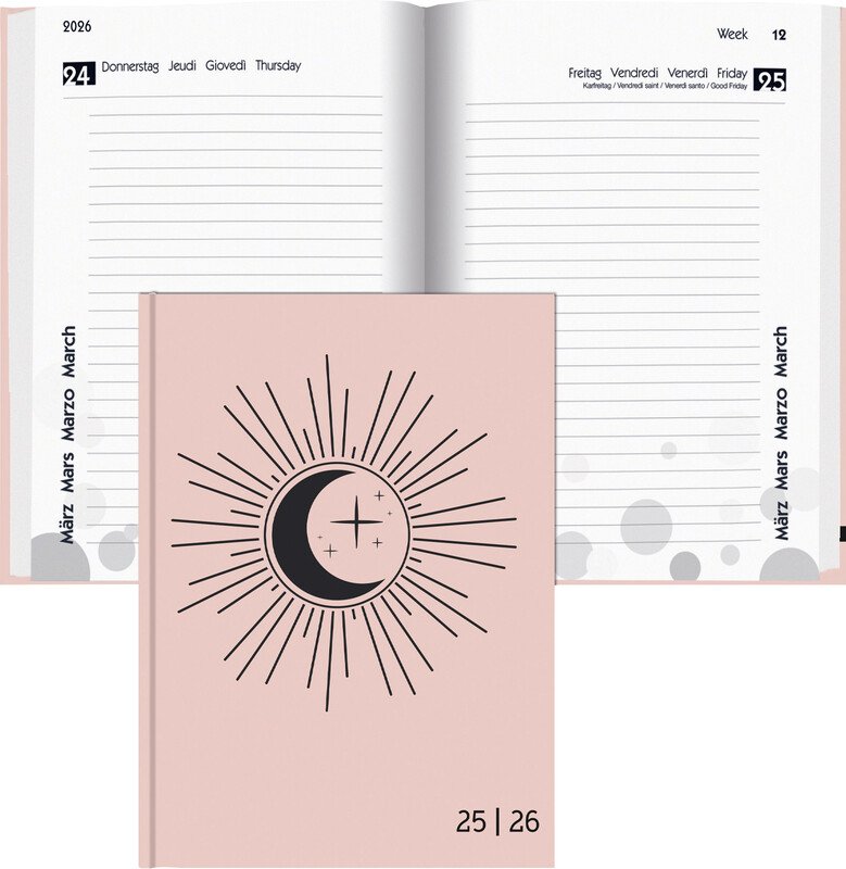 Biella Agenda scolaire 12x16.5cm 2026 1J/1P Pic1