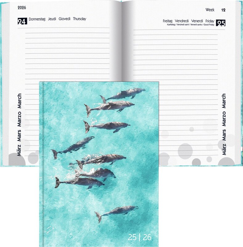 Biella Agenda scolaire 12x16.5cm 2026 1J/1P Pic1