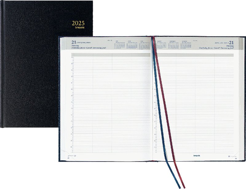 Brepols Agenda commercial Bremax 2 2025 21x29cm 1J/2P Pic1