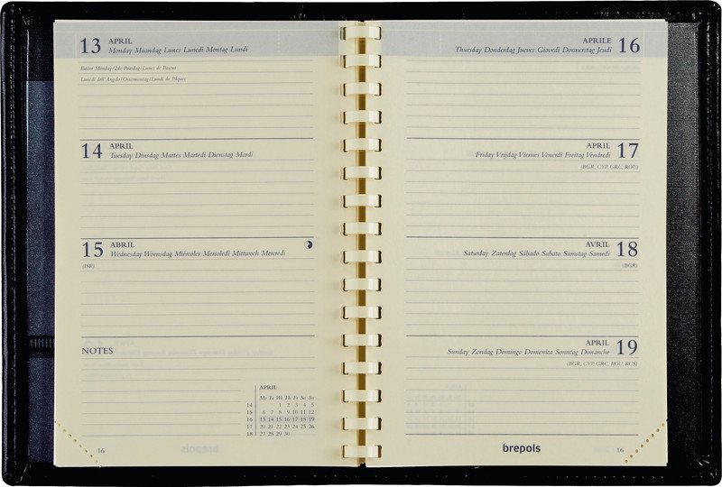 Brepols Taschenagenda Delta 834 1W/2S assortiert Pic2