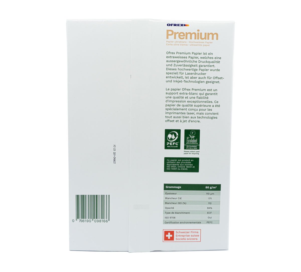 Ofrex Premium papier A4 80gr à 500 blanc Pic4