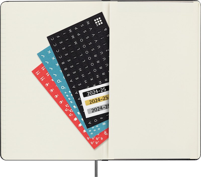 Moleskine Agenda scolaire 13x21 24/25 1S/1P hard cover noir Pic5