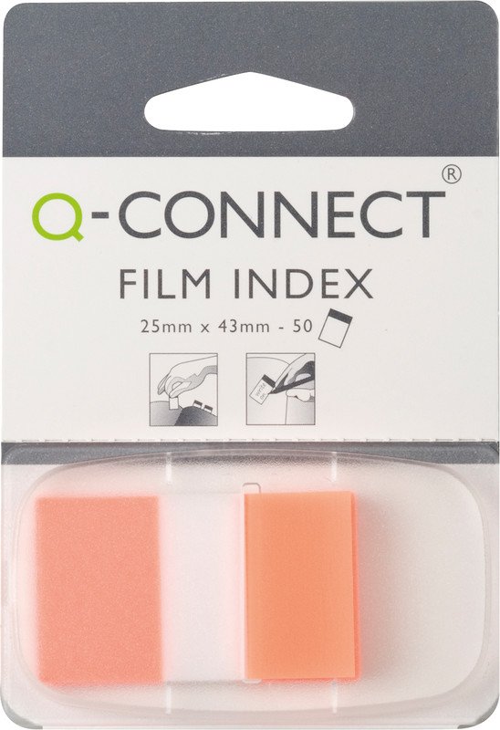 Connect Index Marker 25x43mm orange Pic1