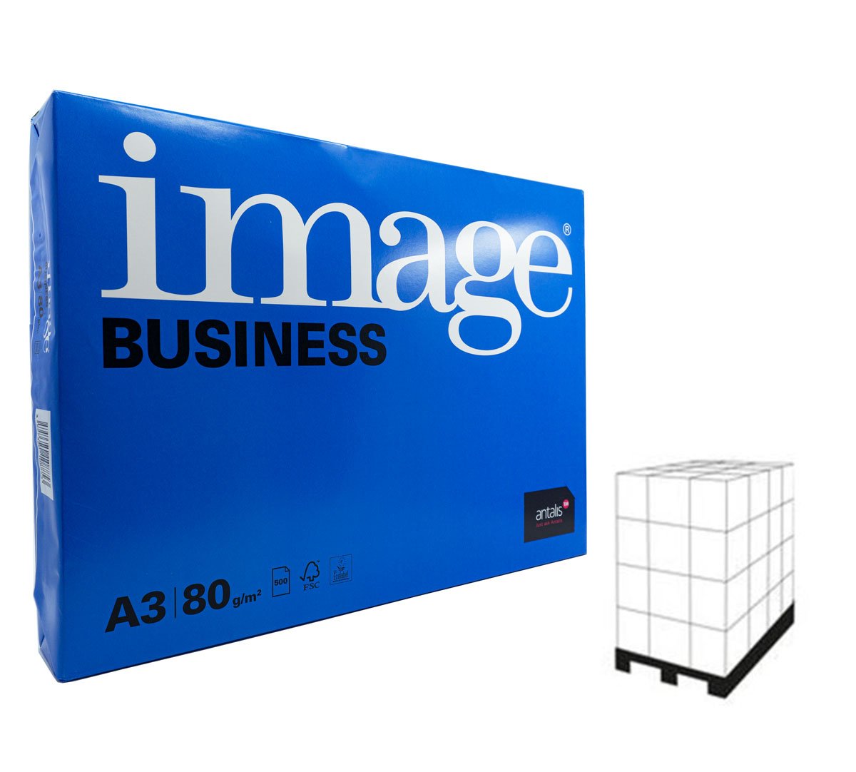 Image Business Kopierpapier FSC A3 80gr à 50'000 Blatt Pic1