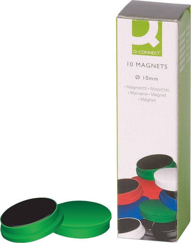Connect Rundmagnete 10mm à 10 Stück grün Pic1