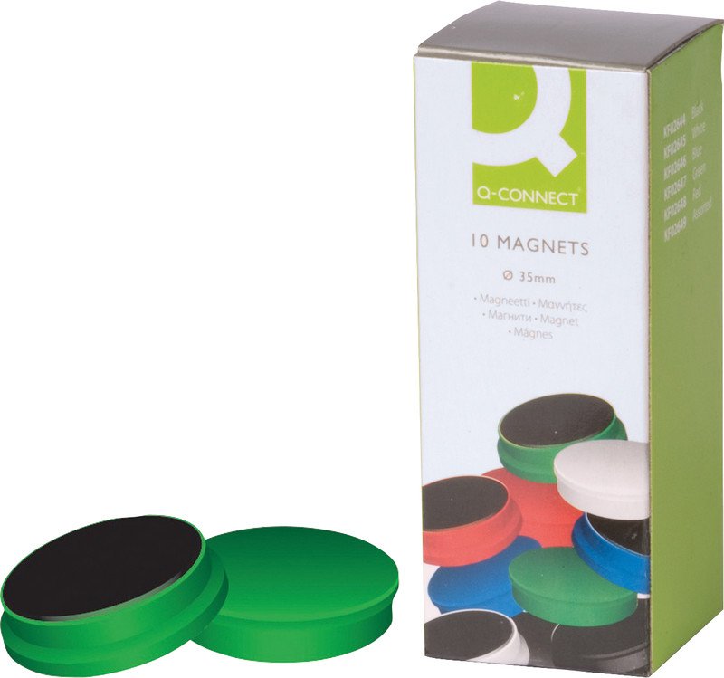 Connect Rundmagnete 35mm à 10 Stück grün Pic1