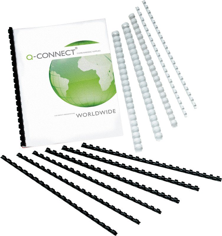 Connect Plastikbinderücken rund 21 Ringe 6mm à 100 Pic3