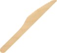 Duni Holz-Messer ecoecho aus 100 % Birkenholz
