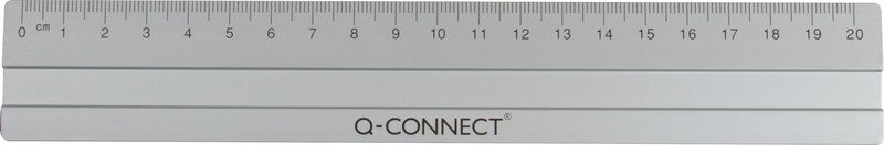 Q-Connect Massstab Alu 20cm Pic1