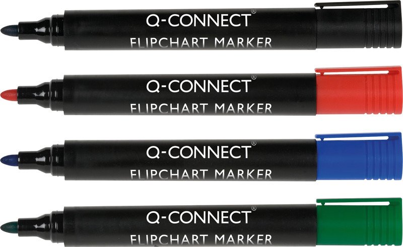 Connect Flipchart Marker 4er Etui Strichbreite 2 mm Pic1