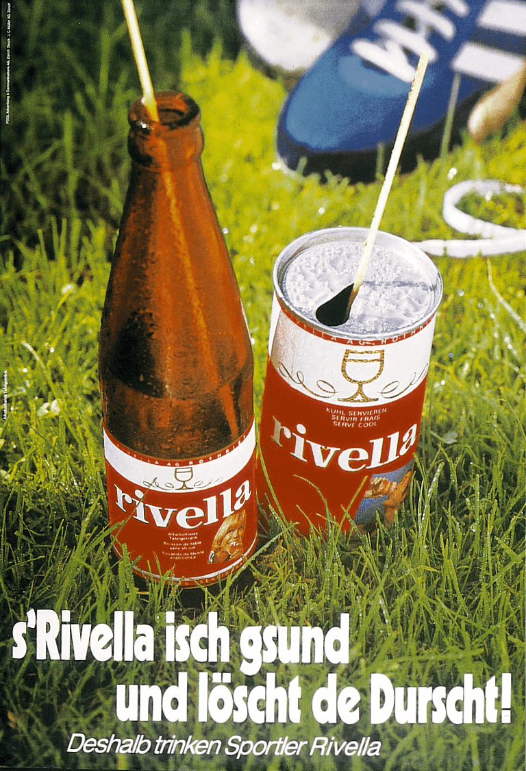 Rivella Werbeplakat 1973