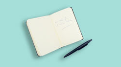 Moleskine Notizbuch Colour hardcover offen