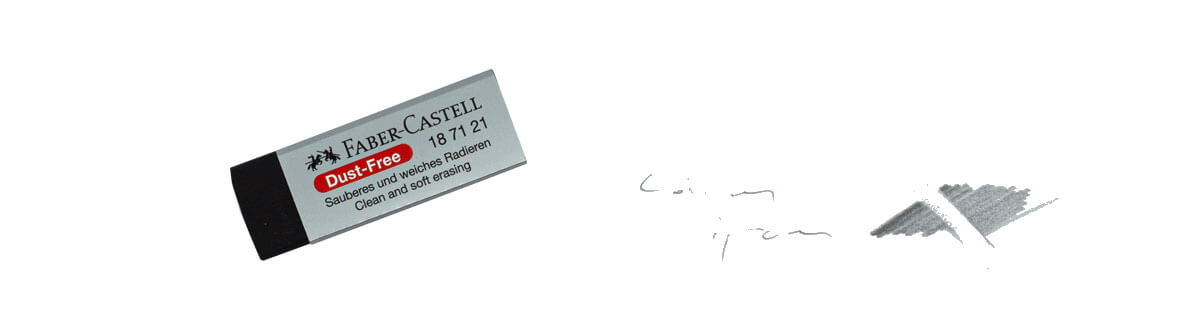 Faber Castell Radierer Dust-Free 65x10x25mm im Ofrex Onlineshop