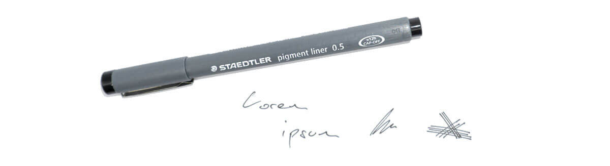 Link zu Staedtler Fineliner Pigment Liner 0.5mm im Ofrex Onlineshop