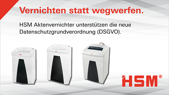 HSM Aktenvernichter jetzt im Angebot - Aktion bei ofrex.ch 